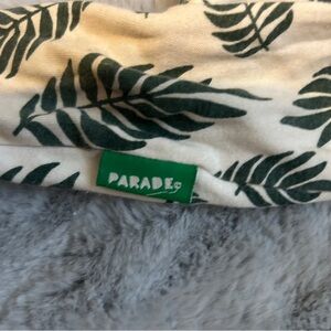 Parade Kids Leaf Print Bottoms - Green and Cream